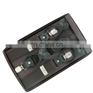 HOT SALE High Quality Men's Braces Suspenders Dual Clips Suspenders thumbnail-1