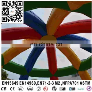 Rainbow Color Inflatable Air Dome Tent for Sale Spider Marquee Party Tent thumbnail-3