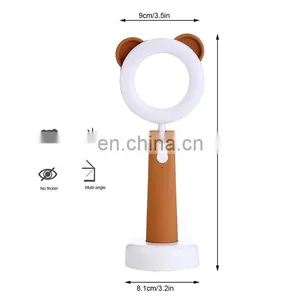New USB Rechargeable Led Lamp,cute Cartoon Led Night Pet Lamp,small Desk Lamp Led for Children thumbnail-3