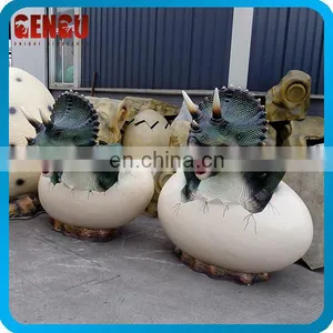 Children Park Cute Dinosaur Egg Fiberglass Dinosaur Baby thumbnail-1