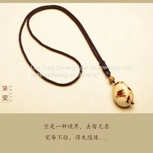 Original Vintage Pendant Pendant All-match Clothing Accessories Decor Sweater Chain Pendant Necklace Fashion Folk Style thumbnail-2