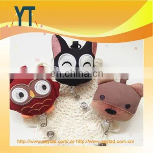 Eco Friendly Customized Cute Felt Badge Reel thumbnail-1