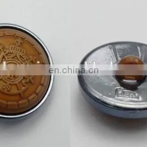 17mm Shiny Plastic Military Button thumbnail-1
