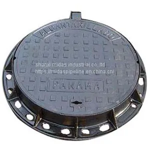 Standard Size Cast Ductile Iron Manhole Cover thumbnail-4