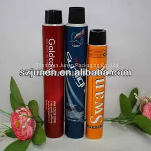Collapsible Aluminum Packaging Tube for Hair Color Cream thumbnail-1