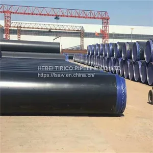 With Coal Tar Pitch Anti Corrosion Steel Pipe High Density Polyethylene Coat thumbnail-3