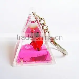 Promotional Cubic Shaped With Dice Acrylic Keychain, Wholesale Plastic Keyring thumbnail-3