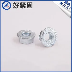 M4-M16 304/201/316 Serrated Hex Flange Nuts thumbnail-3