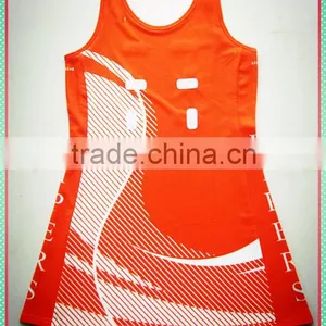 2016 Custom Digital Printed Netball Jersey thumbnail-1