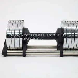 High Quality Muscles Exercise 4kg Increment Rotating Handle Dumbbells thumbnail-2