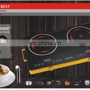 Induction Cooker 110v/220v 2000W Touch Control Black Color Easy to Operate Rice Soup Milk Hotpot Rice Keep Warm Function thumbnail-3