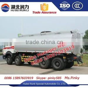8x4 Baotou Beiben Refueling Diesel Tanker Truck 25cbm to 30cube Meter Fuel Tank Trucks For Sales thumbnail-3