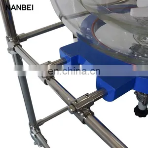 Stirring Mixing Agitated Tank Glass Reactor With Double Receiving Flask thumbnail-4