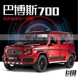 1:18 Diecast Alloy TOY CAR Off-road Vehicle Model Pull Back Toy BRABOS 700 SUV thumbnail-5