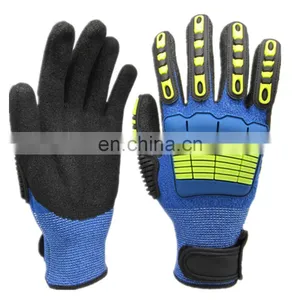 Factory Direct Sale HPPE Shell Cut Resistant Safety Anti Impact Working Protection Gloves With TPR thumbnail-1