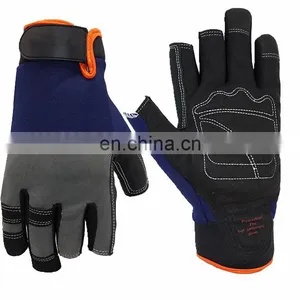 Synthetic Anti Vibration Safety Hand Work Gloves thumbnail-4