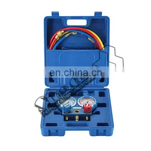 VALUE Manifold Gauge Set HVAC Refrigeration Air Conditioner Charging R404A R407C R134a R22 VALUE VMG-2-R22 thumbnail-2