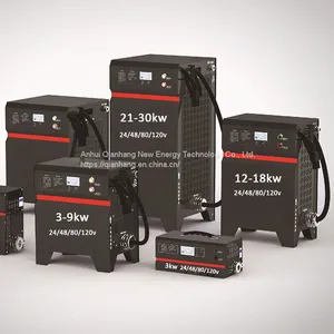 China DC Fast Forklift Charger Custom Voltage 48v 80v 120v 24kw 21kw 18kw 15kw 12kw 9kw thumbnail-3