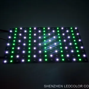 DC5V LC8812B WS2812 8X8 8X16 16x16 Rgb Led Bendable Matrix Led Pixel Control Led Panel thumbnail-2