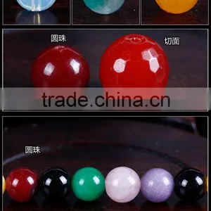 4mm 6mm 8mm 10mm 12mm Natural Stones Loose Beads Section Face Cut Agate Jade Charms Jewelry Accessory thumbnail-4