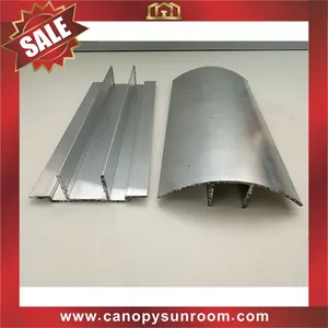 Excellent Aluminum Buckle Snap Connector Profile for Hollow Polycarbonate pc Sheet for Sale thumbnail-3