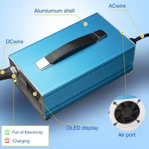 LiFePO4 Battery Charger 14.6V 10A Smart Charger With Waterproof Design for Marine and RV thumbnail-5