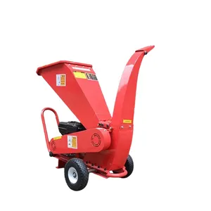 Mobile Trituradora De Ramas De Arbol Tree Leaves Crusher Shredding Machine Wood Branch Chopper for Farm thumbnail-1