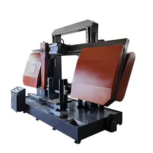 Semi-automatic Horizontal Metal Band Sawing Machine, Steel Bar Saw Band Sawing Machine, Cnc Band Sawing Machine Gb42100 thumbnail-3