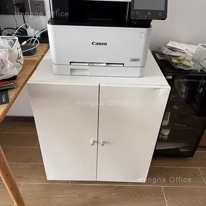Commercial Rolling Printer Cabinet , Secure Metal Storage Cart With Door & Adjustable Shelf, Heavy Load Capacity thumbnail-1