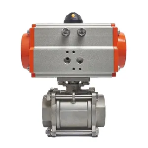 High Quality Pneumatic Internal Thread Ball Valve thumbnail-1