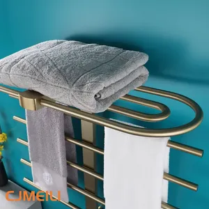 Bathroom Electric Heated Towel Rack, Towel Warmer for Bathroom, Wall Mounted Stainless Steel,5 Colours thumbnail-2