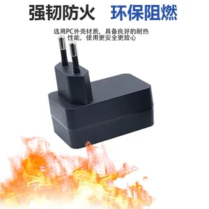Eu Plug 12V Power Adapter, CE, LVD, EMC, ROHS Certified, Charger, 1A, 2A, 3A, 4A, 5A, 6A DC Power Cord thumbnail-4