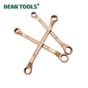 11-Piece Double Box Offset Wrench Set, Non-Sparking, Bronze Alloy,Size:8*10-30*32 mm thumbnail-4