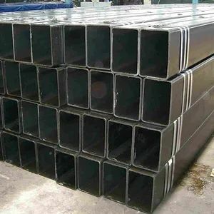 Q235B S235JR Rectangular Mild Carbon Steel Tube ERW Technique EMT Pipe for Structure Cutting Service Included thumbnail-4