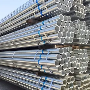 Pre-Galvanized Round Steel Pipe ASTM A53 Grade B GI Pipe 1/2
