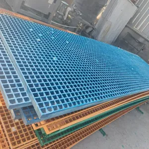 FRP GRP Molded Grating With Gritted Surface Anti-Slip Fiberglass Reinforced Plastic thumbnail-3