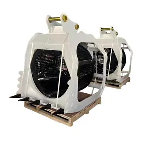 Excavator Trommel Screen Bucket 5 Ton With Bolted Screen Plates and Pin On Mount thumbnail-4