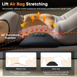 Electric Neck and Lower Back Massage Pillow With Gentle Vibration and Heat Function MH-BY059 thumbnail-4