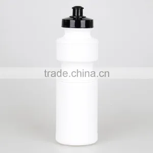 SPORTS BOTTLE /WHITE SPORTS BOTTLE BOTTLE WITH BLACK CAP thumbnail-1