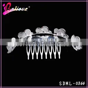 Yiwu Market Hot Selling Bridal Diamond Hair Jewelry,hair Accessories Wholesale Magic Hair Comb thumbnail-2