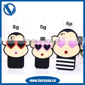 Silicone Protective Case for IPhone 6 6s Soft Cell Phone Carton Case thumbnail-1