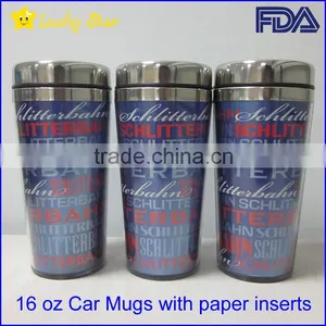16OZ Travel Car Mugs With All Kinds of Paper Inserts FDA Standard thumbnail-1