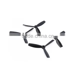 Black 2 Pair 5045 Bull Nose 3-Blade Strengthen CCW CW Propellers thumbnail-1