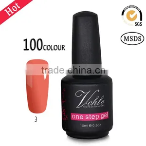 China Glaze 3 in 1 One Step Fashion Nail uv Gel/gel Polish With Cheap Price thumbnail-3