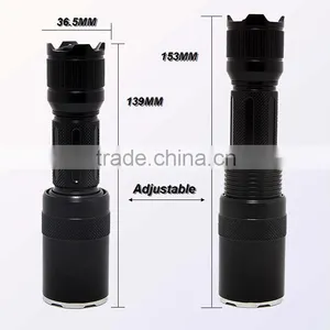 (160268) High Power Waterproof 18650battery Adjustable Focus Tactical Best Torch Light thumbnail-3