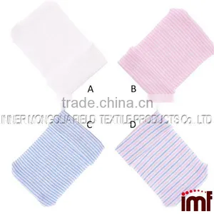 Hospital Hats for Newborn Boys,Blue & Pink Stripe Blue Hospital Bow Hat thumbnail-1