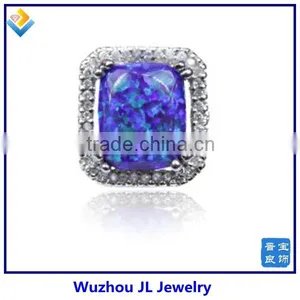 2014 Silver Ring Best Gifts With Opal & CZ Stone Hot Sale In Morocco thumbnail-1