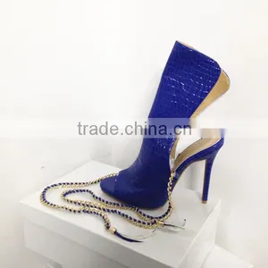 China Manufacturers Top Quality Wedge Sandals Shoes Low Price Women Leather Sandal Boots thumbnail-2