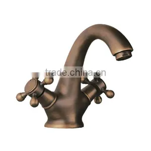 Oil Rubbed Bronze Antique Brass Shower Faucet thumbnail-2