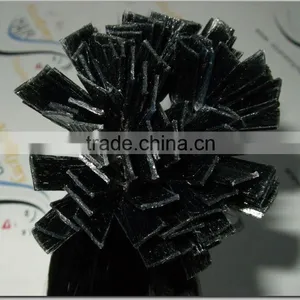 Wholesale 100% Human Keratin Hair Silky Straight Flat Tip Hair Extension thumbnail-6